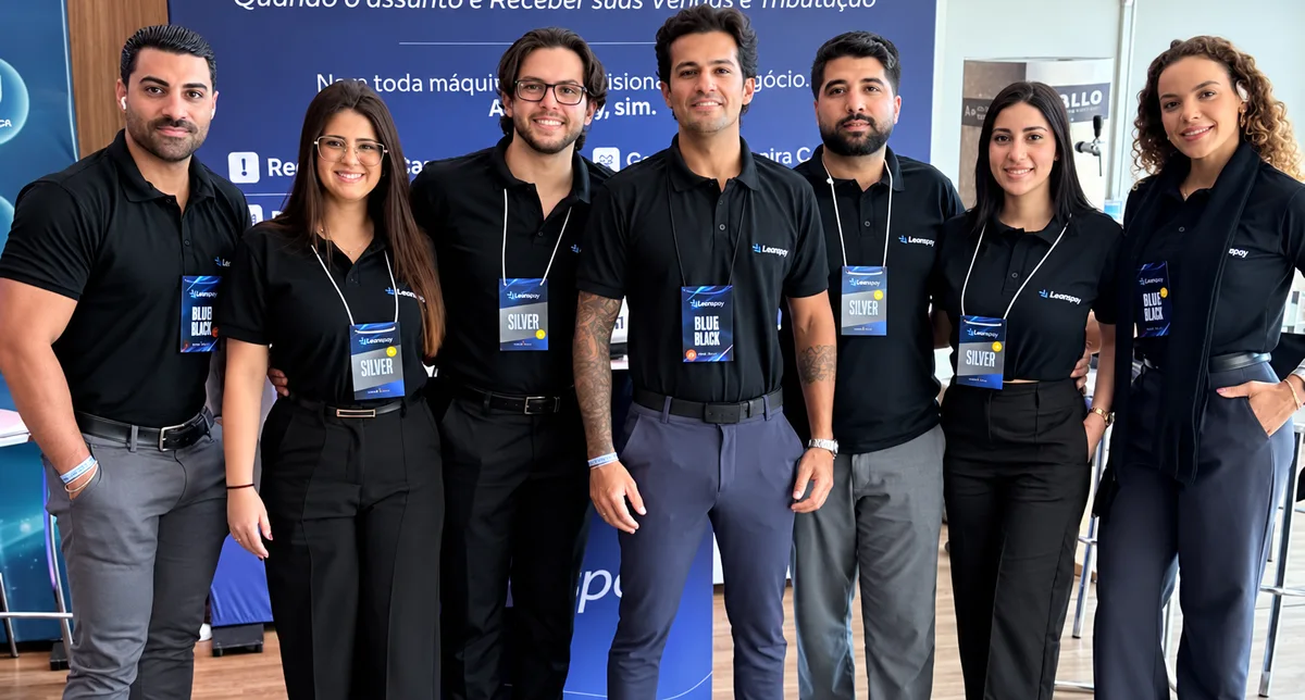 Equipe LeansPay reunida em um evento